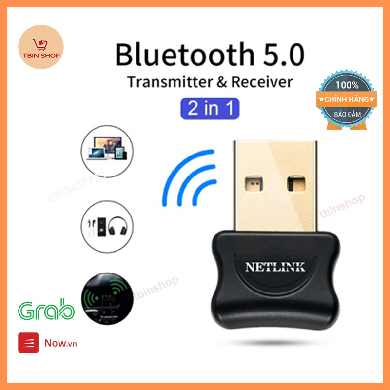 USB Bluetooth 5.0 Chính hãng Netlink B21U23 - Hỗ trợ kết nối giữa các ...