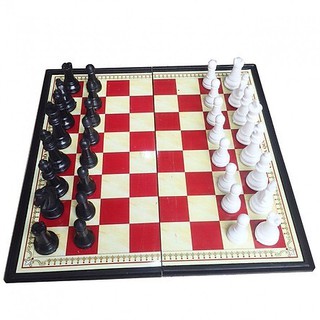 Đồ chơi cờ vua cho bé phát triển tư duy phán đoán,Bộ cờ vua nam châm gấp gọn 28 x 28cm