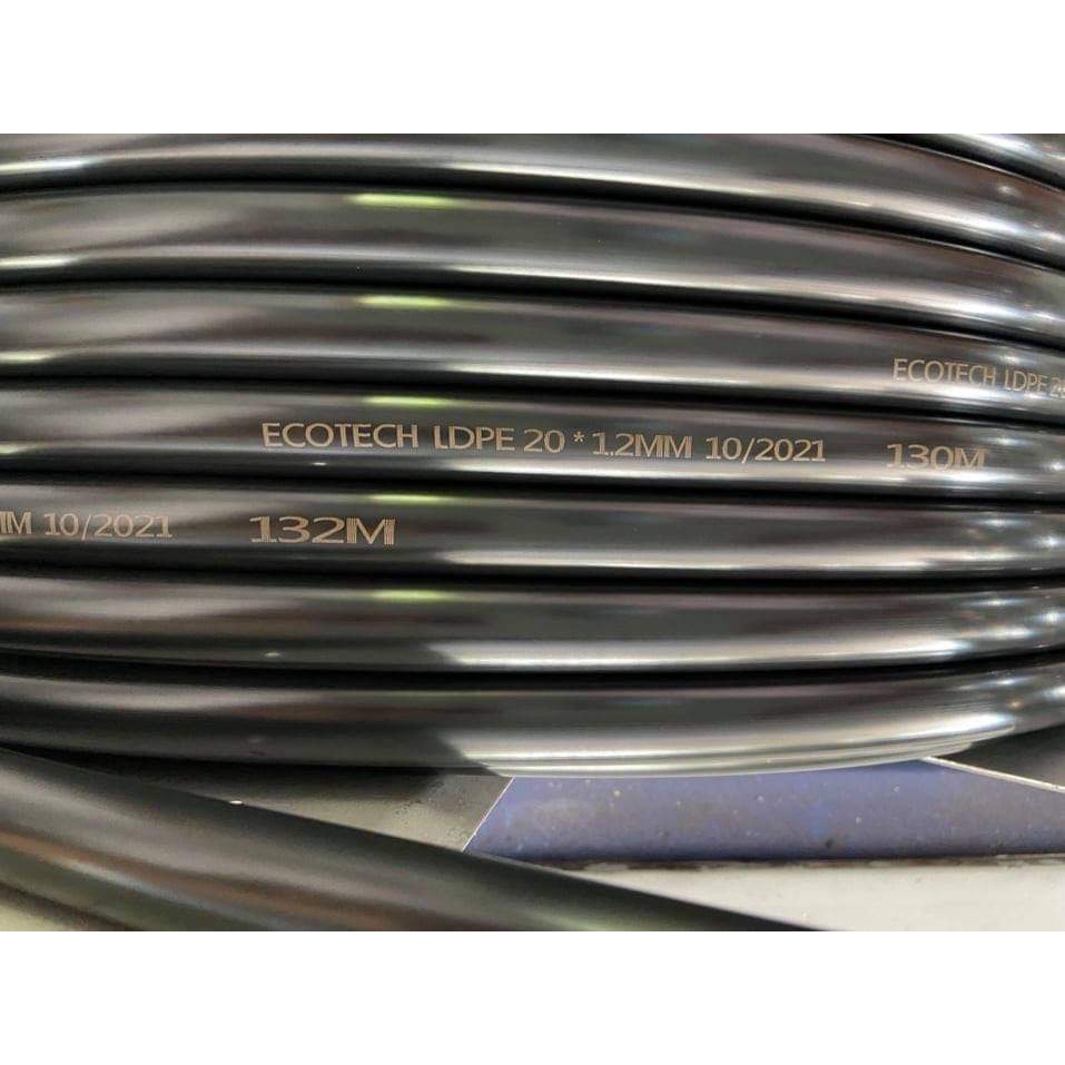 10m Ống tưới cây LDPE 20mm nhựa nguyên sinh loại tốt - Sử dụng trong hệ thống tưới phun sương, tưới nhỏ giọt