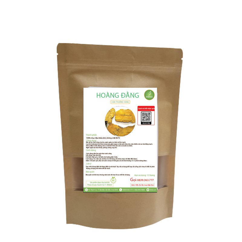 Hoàng đằng khô thượng hạng JINDO 1kg