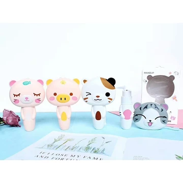 QS8 Quạt sạc mini quạt usb kèm bộ gương lược quạt mèo quạt lợn quạt gấu quạt chó - TV610