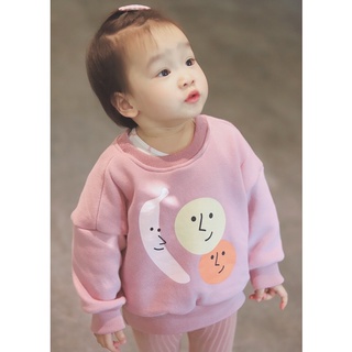 Áo nỉ hoodie trẻ em BATALA KIDS, áo nỉ cho bé gái hồng in hình họa tiết họa tiết dày dặn cho bé từ 9-25kg