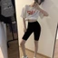 Quần Legging Lửng Nữ [FREESHIP]🌸 Legging ngố cạp cao nâng mông chất thun co giãn tốt