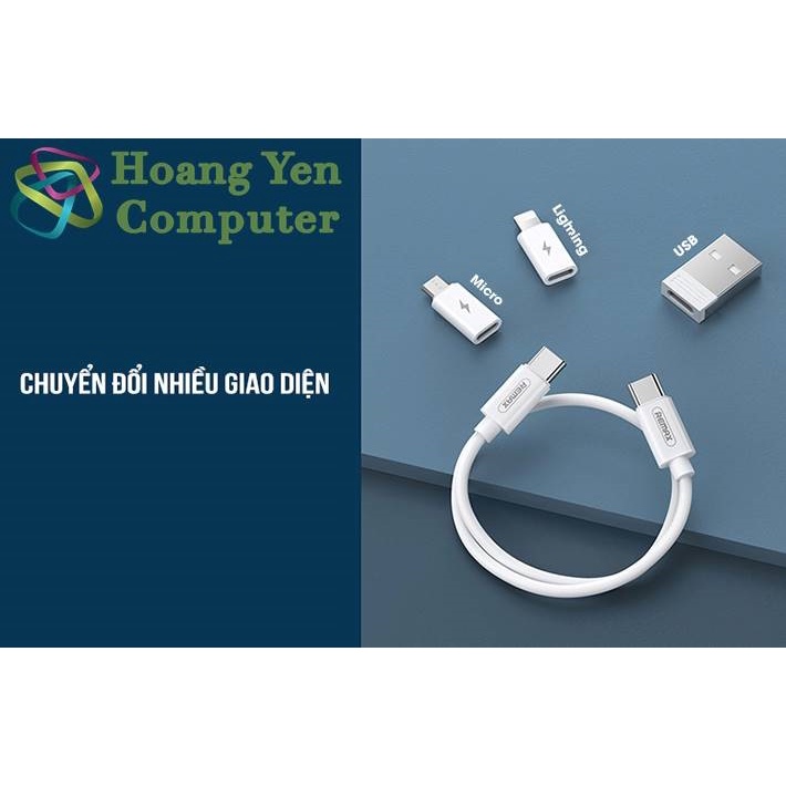 Cáp Sạc Đa Năng 6 in 1 Remax RC-190, Hộp Đựng Tiện Lợi, Sang Trọng - BH 6 Tháng - Hoàng Yến Computer