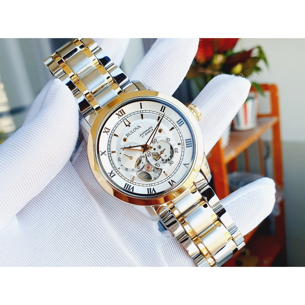 ng h nam chinh hang Bulova 98A230 May c t ng Kinh c ng V day thep khong g Shopee Vi t Nam