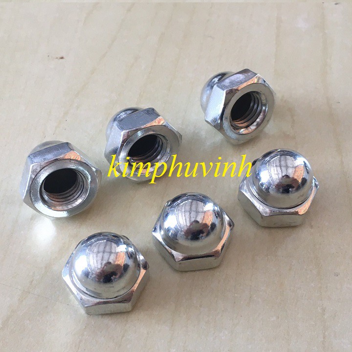 10 Đai ốc chỏm cầu M10 - Đai ốc mũ 10LY - Tán chỏm cầu 10MM | Shopee ...