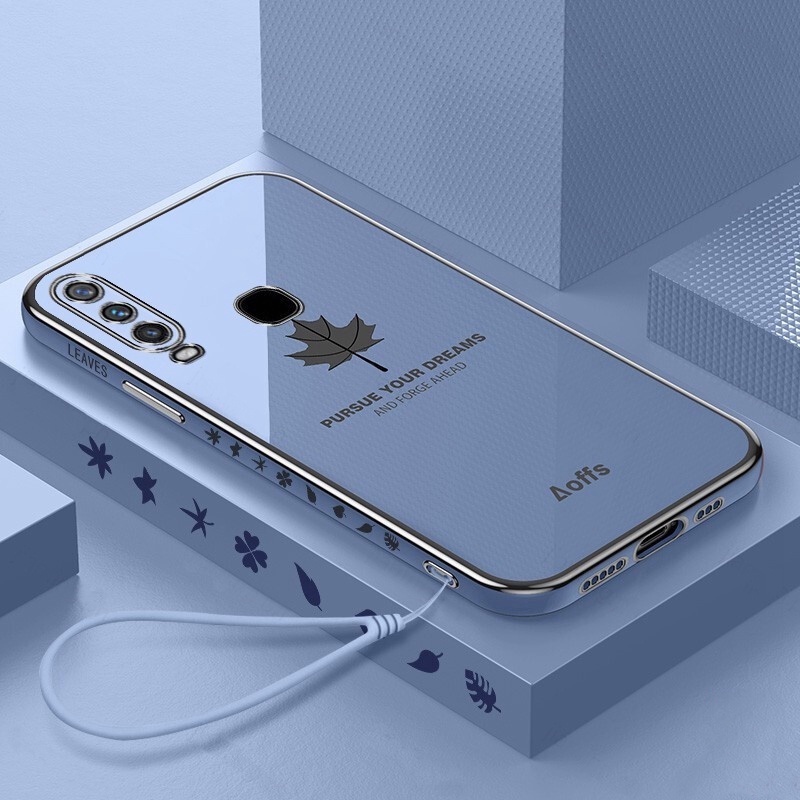 Ốp Điện Thoại In Họa Tiết Lá Phong Sang Trọng Cho Vivo Y12S Y20 Y20i Y20S Y15A Y15S Y11 Y12 Y17 Y21S Y33S Y85 Y93 Y95 Y19 Y50 Y20i