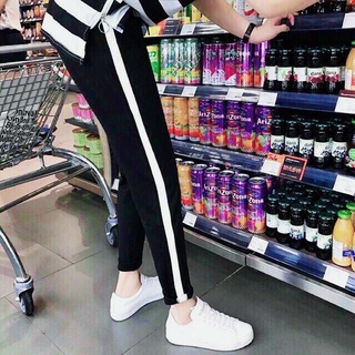 Quần thun viền sọc ôm body nữ cực xinh , tôn dáng siêu hot KB FASHION