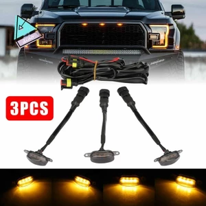 Bộ 3 đèn led gắn phía trước xe hơi ford f-150 raptor