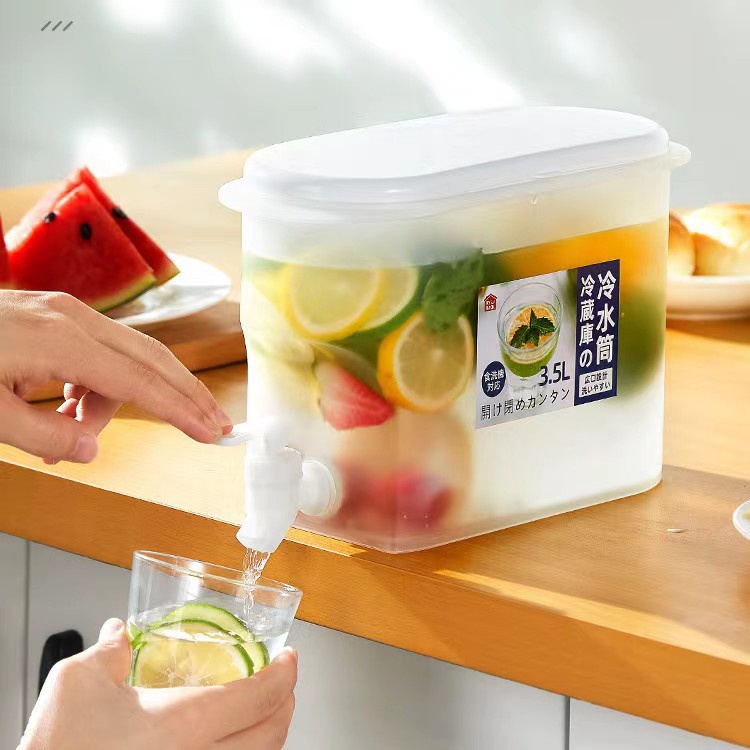 Bình Nước 3.5L 6785 Việt Nhật, Bình đựng nước trà, nước trái cây để trong tủ lạnh tiện lợi