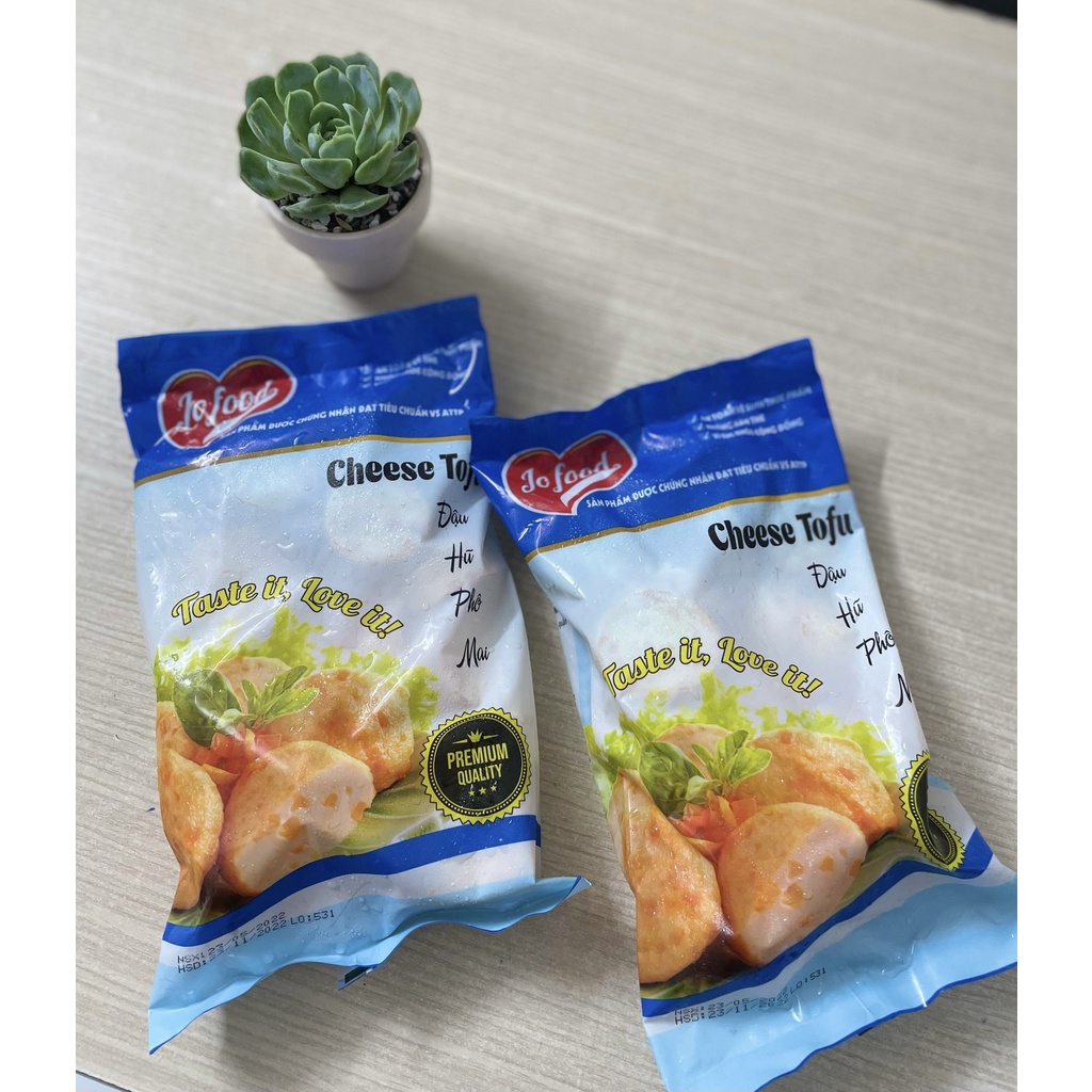500g Đậu Hũ Hải Sản Phô Mai siu rẻ Jofood