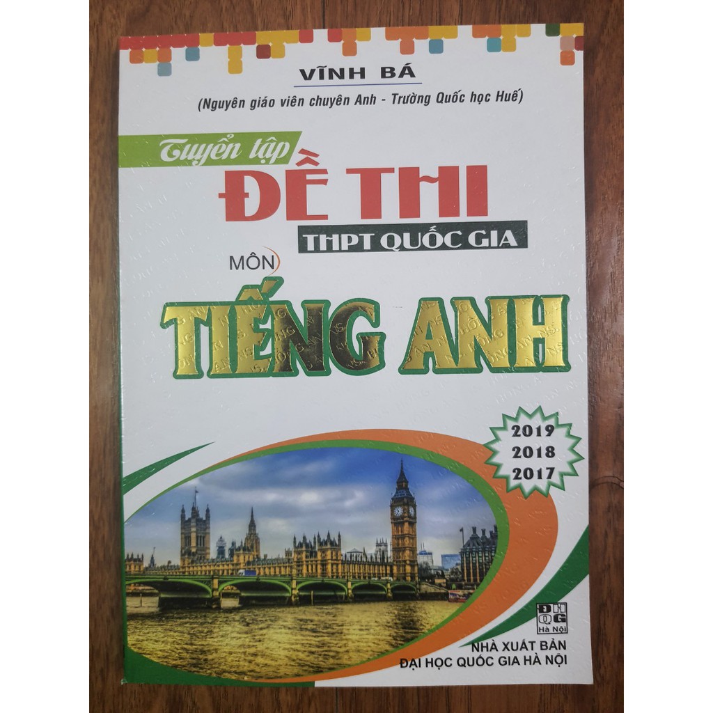 Ảnh Sách - Tuyển tập Đề thi THPT quốc gia Môn Tiếng Anh 1