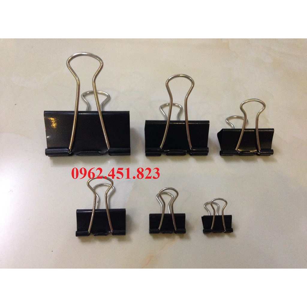 Kẹp bướm Echo 19mm, loại 1 - kẹp đen - kẹp Echo - Kẹp sắt đen - K19 ...