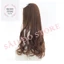 KẸP TÓC GIẢ 3/4 U XOĂN ĐUÔI MÀU NÂU SOCOLA DÀI 55-60CM LOẠI 1