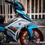 Tem rời Y15ZR phiên bản 2021 xanh cam. Dán xe Exciter 135 đời 2011-2014