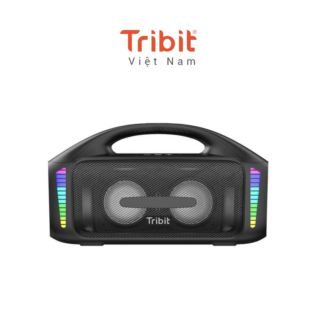 Loa Bluetooth Tribit Stormbox Blast - Công suất 90W, Bluetooth 5.3, Chống nước IPX7, Pin 30 giờ, có đèn LED
