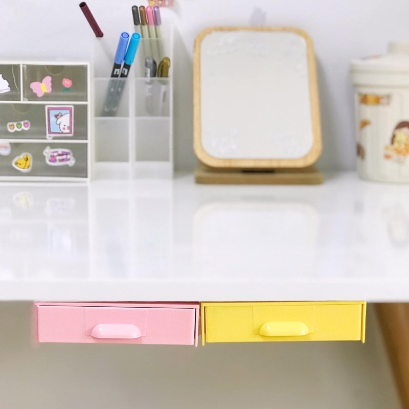 Ngăn kéo phụ mini dán dưới mặt bàn, tiện lợi (Ocsenshop)