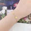 Vòng tay titan nữ không gỉ mặt cỏ 4 lá may mắn lắc tay titan phong cách trẻ trung tinh tế
