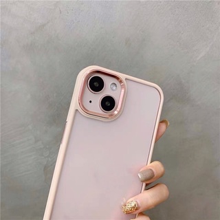 Ốp lưng trong bất tử viền silicon màu hồng chịu lực cho iphone 12promax/13/13pro/13promax