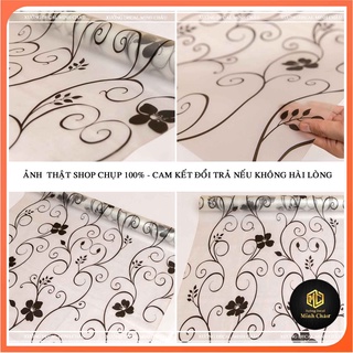 Decal dán kính Minh Châu mờ đẹp giá rẻ 90x50cm