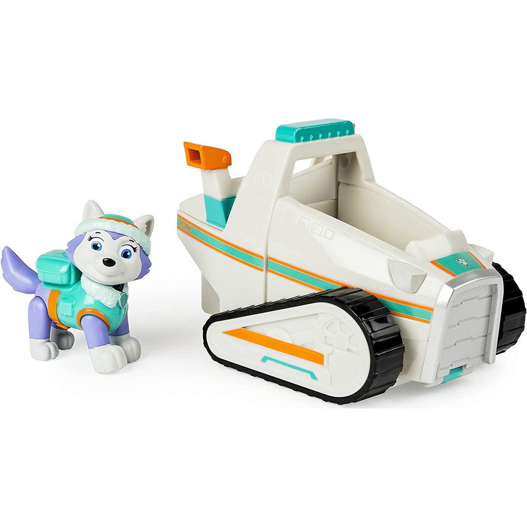 Paw Patrol Everest's Rescue Snowmobile, Vehicle and Figure Mô Hình Xe Tuần Tra Everest Trong Phim Paw Patrol