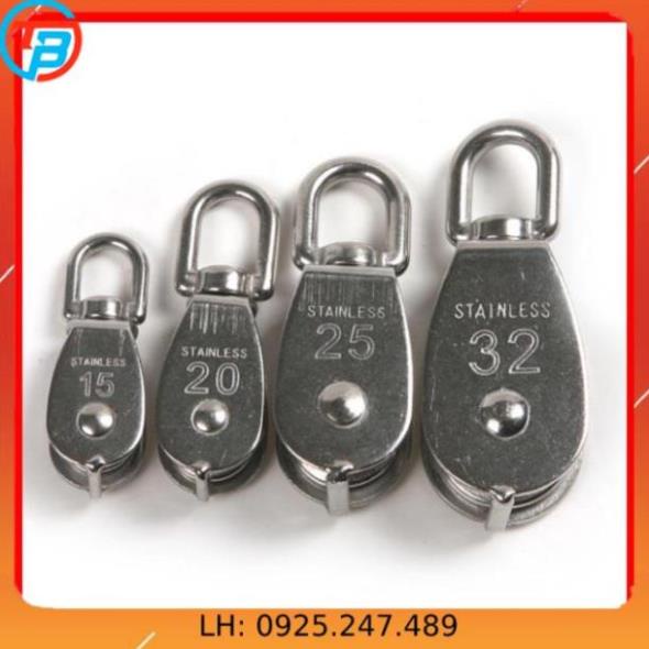 Ròng Rọc INOX 304 Đơn và Đôi cáp thép Thái Bình Vina | Shopee Việt Nam