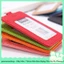 Dây Móc / Dây Kéo Tơrua Bao Đựng Thẻ Nhân Viên Da Pu 3 Ngăn Phong Cách Simple Color Đơn Giản
