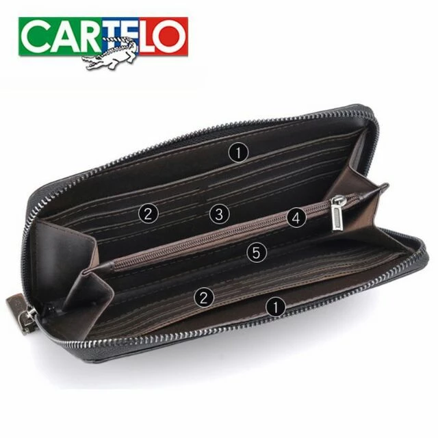Women's Elegant Long Wallet – Multi-Pocket – 4