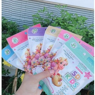 COMBO 50 Khẩu trang 5D kids  dành cho bé 2- 8 tuổi ,hộp 10 cái