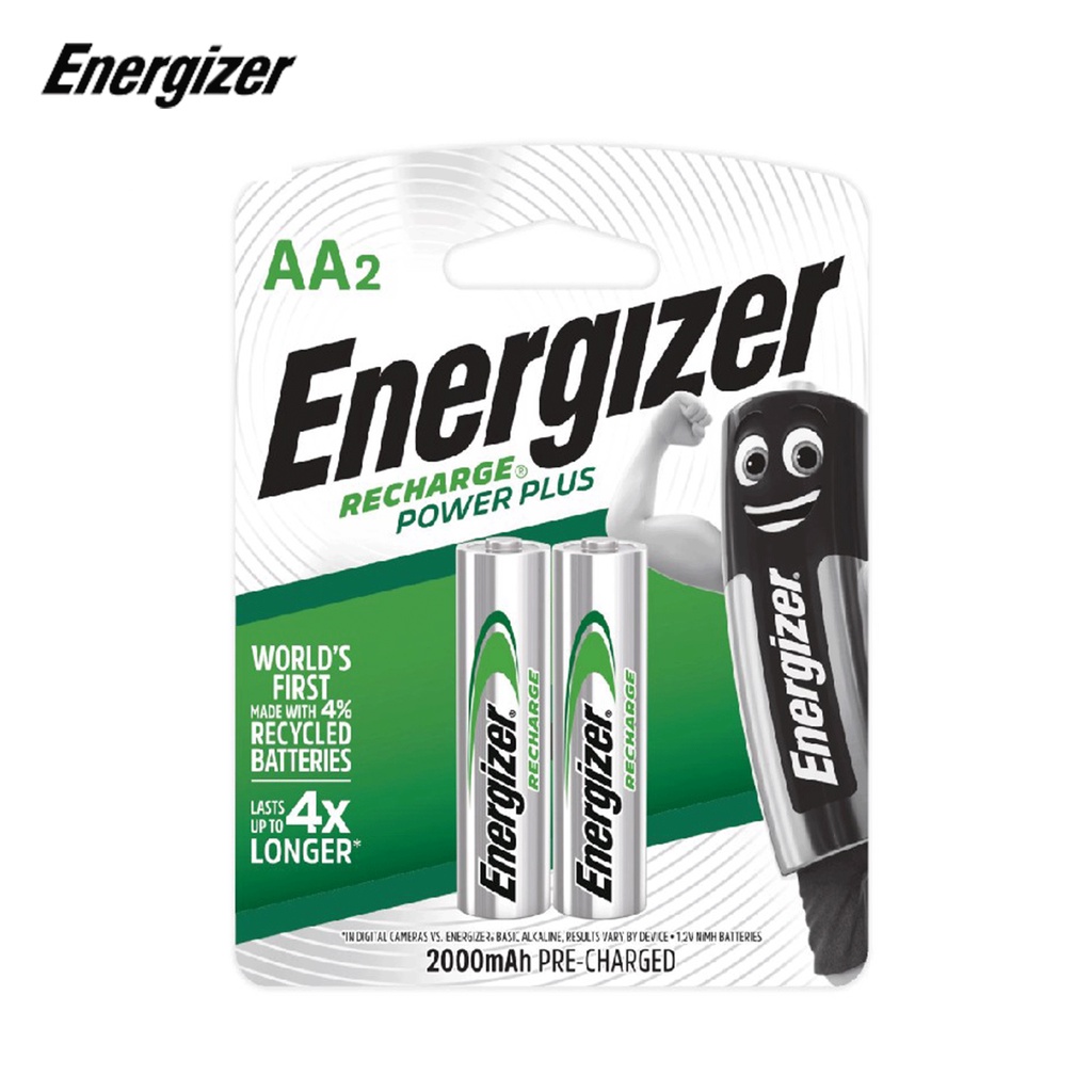 Ảnh Pin sạc Energizer AA 2000mAh NH15 PP RP2  - vỉ 2 viên - Hàng chính hãng 1