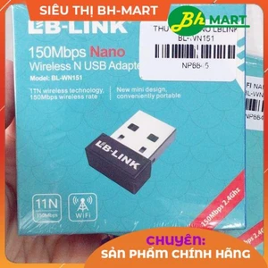 LB LINK - USB Wifi Nano Tốc Độ 150Mbps Không Râu Thu Sóng Wifi Cho Máy Tính PC