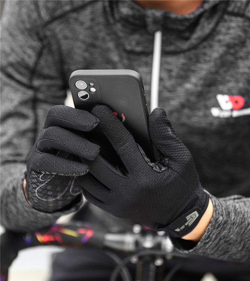 Mô tả Găng tay WEST BIKING chống nắng thoáng khí cho hoạt động ngoài trời/đi xe máy - 6