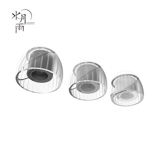 MoonDrop Spring Tips Ống dẫn sóng âm thanh + Cấu trúc hỗ trợ đôi Tai nghe silicon khuyên tai Kato ARIA