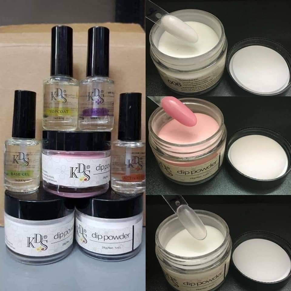 [Hũ lớn 50g] Set bột nhúng Kds chính hãng (3 hũ lớn + 3 chai)
