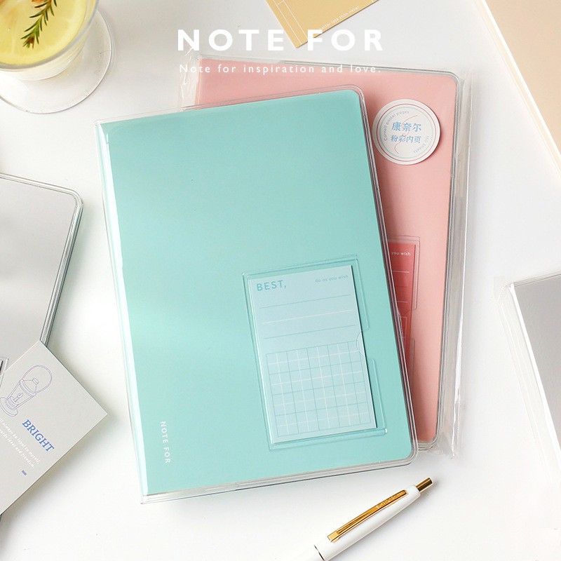 Sổ Tay Planner 160 Trang NOTE FOR Khổ A5 Màu Pastel | Shopee Việt Nam