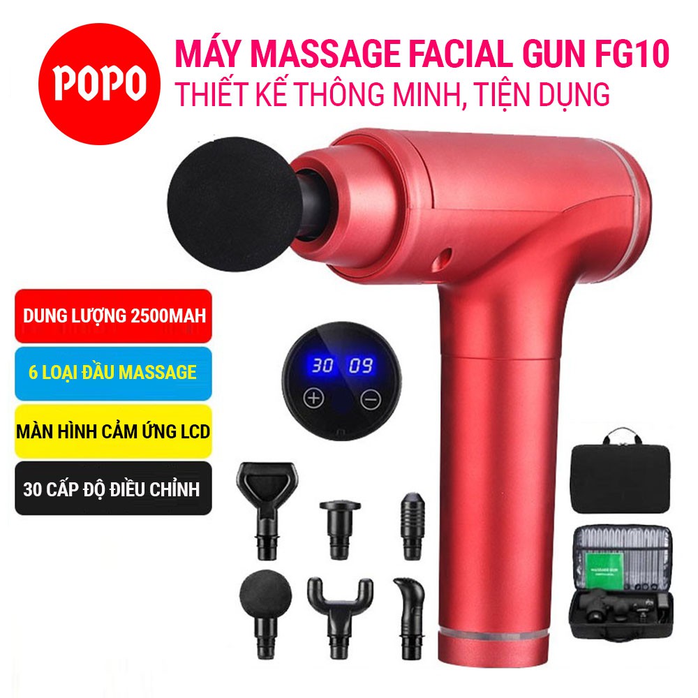 Máy massage cầm tay Fascial Fun giảm đau nhức, căng cơ cho người vận động thể thao, người cao tuổi