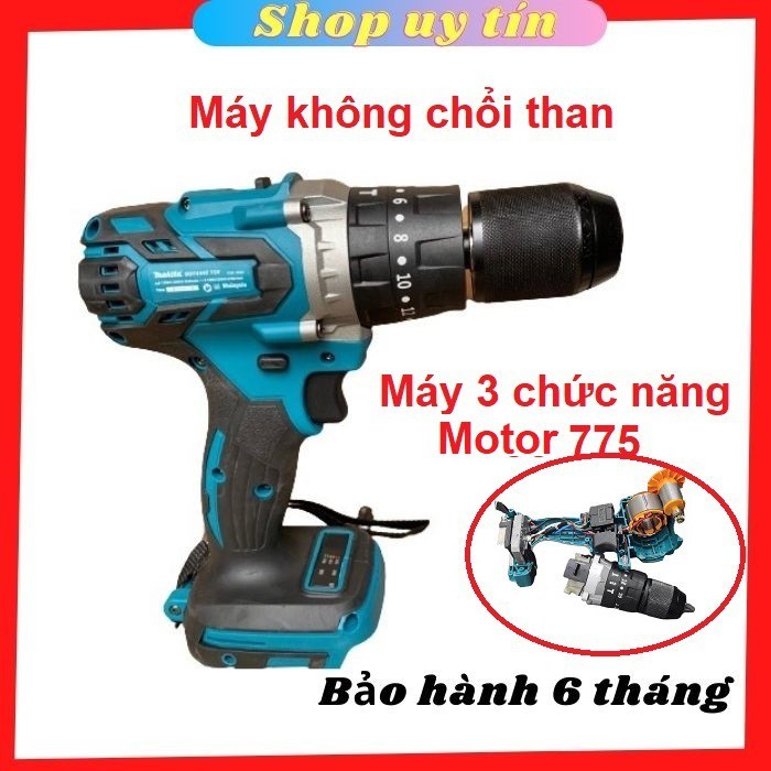 [HOT] Thân máy khoan pin ma.ki.ta đầu 13 động cơ dây đồng 100%