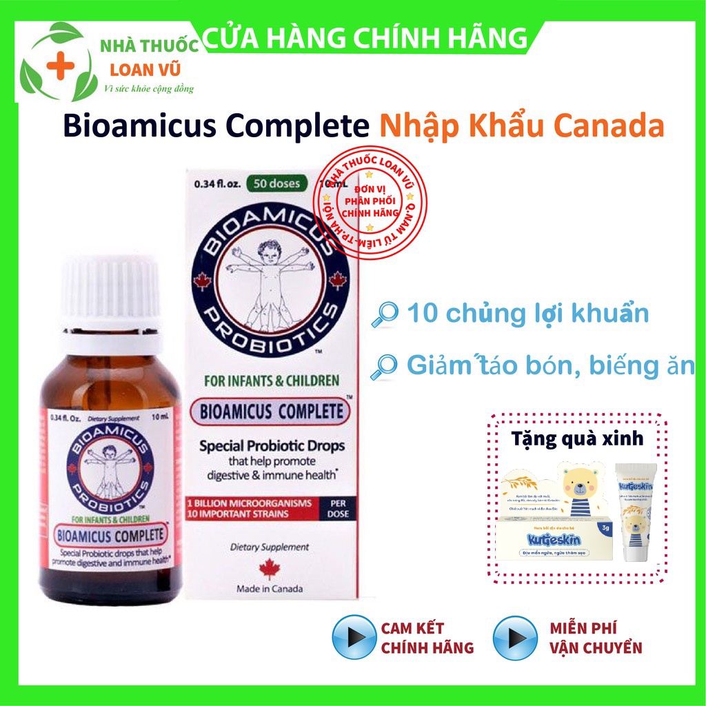 [CHÍNH HÃNG] Men vi sinh 10 chủng BioAmicus Complete-Nhập khẩu chính ...