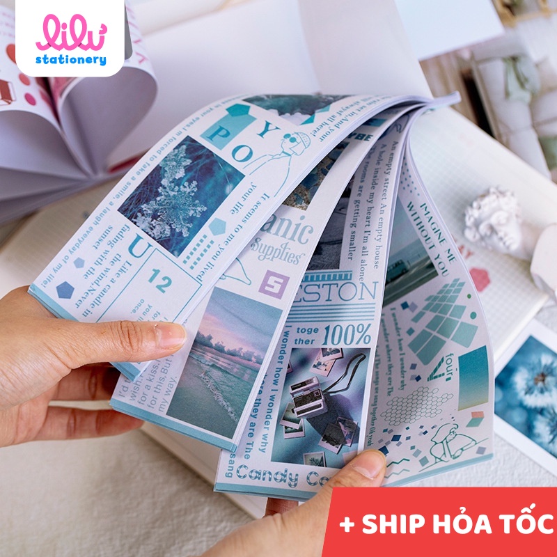 Sticker vintage dạng cuốn trang trí sổ DIY Crafts, Scrapbook, Journal, Diary, Planner, Wal Seal Ect HD208-K76