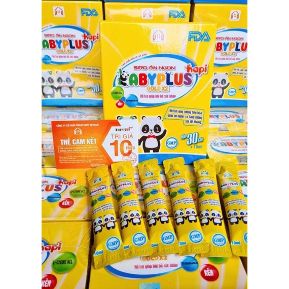 COMBO 3 HỘP SIRO ĂN NGON BABYPLUS Giúp Bé Hết Biếng Ăn, Hết Táo Bón, Tăng Cân, Tăng Sức Đề Kháng