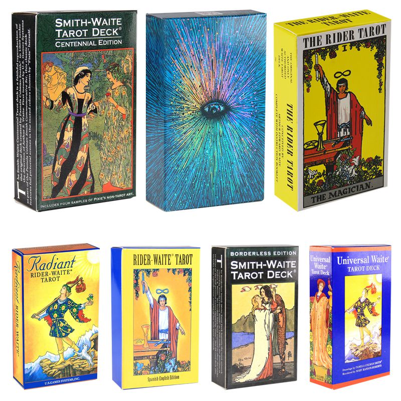 Nhãn dán / bộ bài tarot Rider Waite Smith Waite tiêu chuẩn chất lượng cao 7x12cm