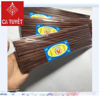ĐŨA ĂN GỖ TRẮC BỘ 10 ĐÔI CAO CẤP KHÔNG CONG VÊNH - HÀNG XUẤT TRUNG- ẢNH THẬT
