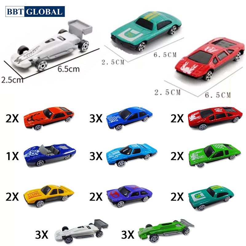 Ô tô mô hình mini, nhiều kiểu dáng, lựa chọn cho bé BBT Global MNC