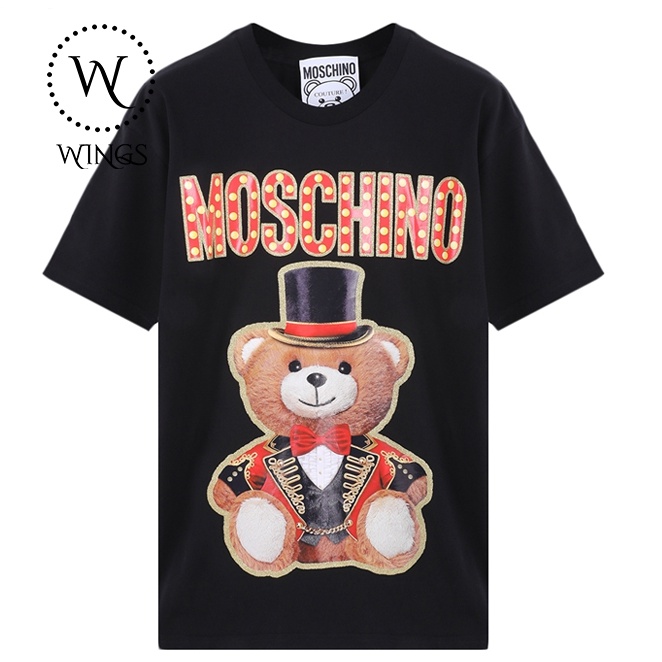 Áo thun nam nữ Cotton fom rộng oversize Moschino circus
