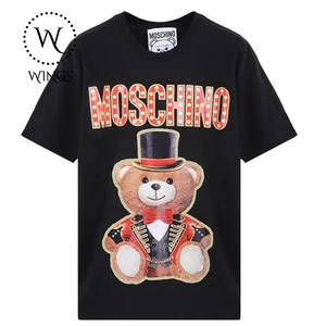 Áo thun nam nữ Cotton fom rộng oversize Moschino circus