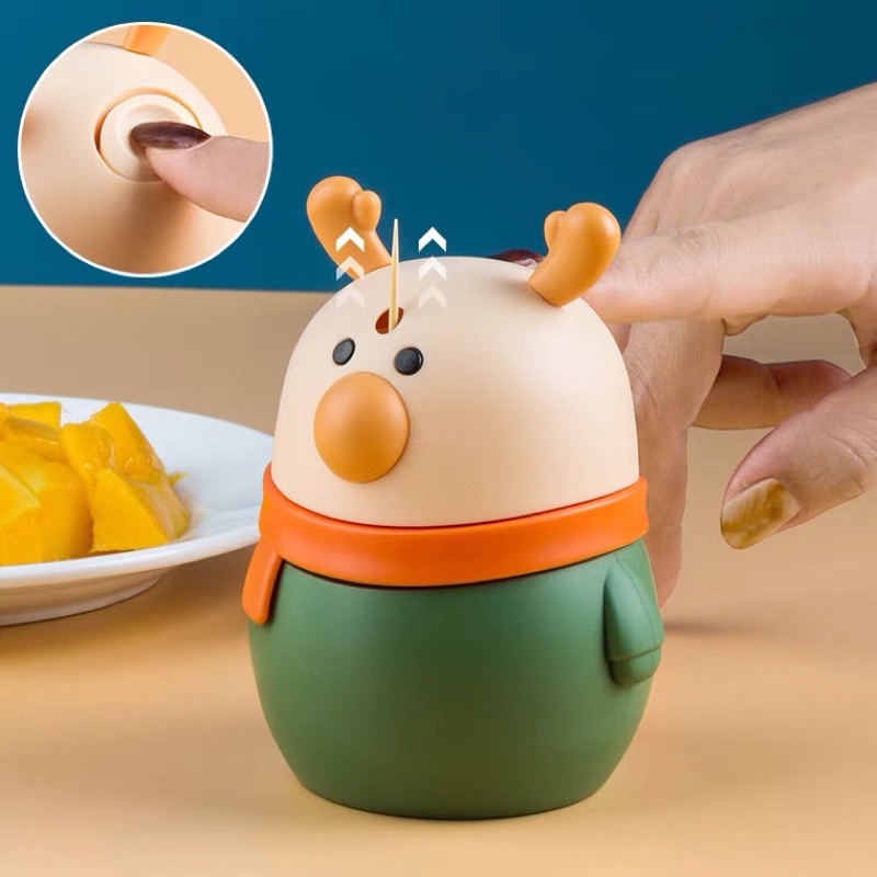 Hộp đựng tăm thiết kế hoạt hình tiện dụng