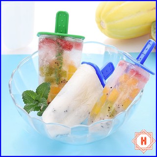 Song Long Plastic 2867 Khuôn kem 4 que làm tại nhà tái sử dụng nhiều lần { H }