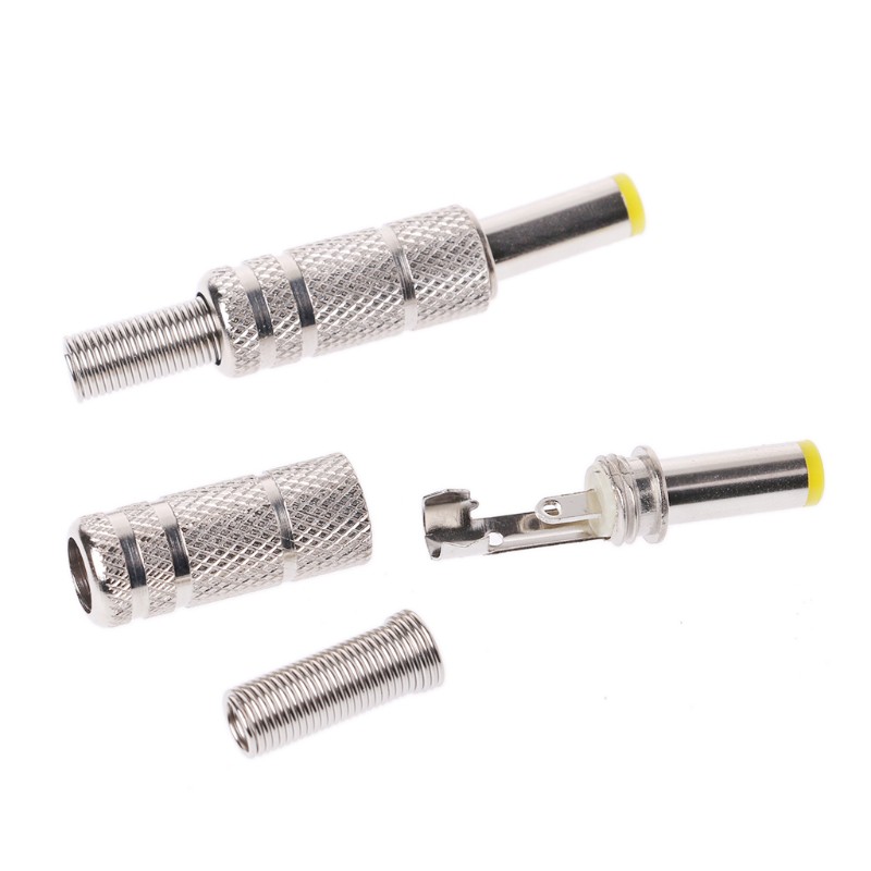 Set 5 đầu cắm nguồn DC 5.5x2.1mm thiết kế chuyên dụng
