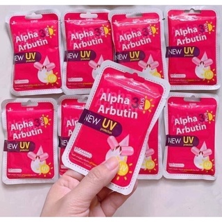 01 Vỉ Kích Trắng 10 Viên ALPHA ARBUTIN New UV Plus Thái Lan Chính Hãng