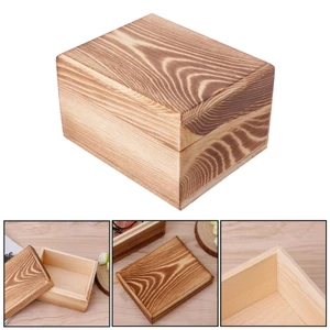 Hộp gỗ có nắp đậy trang trí DIY đa dụng
